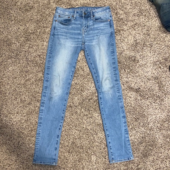 Jeans American Eagle Outfitters Straight Denim Bleu - Taille 29x32 - Occasion En Excellent état